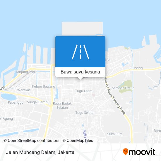 Peta Jalan Muncang Dalam