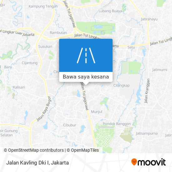 Peta Jalan Kavling Dki I