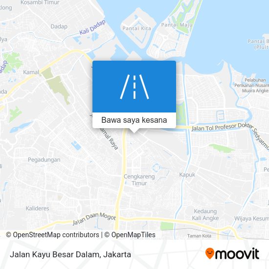 Peta Jalan Kayu Besar Dalam