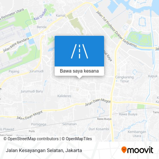 Peta Jalan Kesayangan Selatan