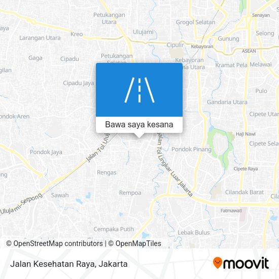 Peta Jalan Kesehatan Raya
