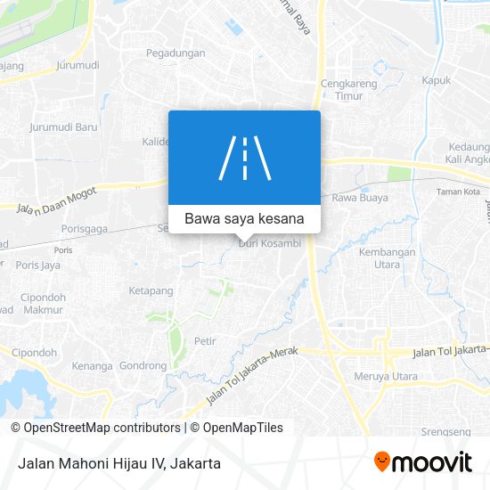 Peta Jalan Mahoni Hijau IV