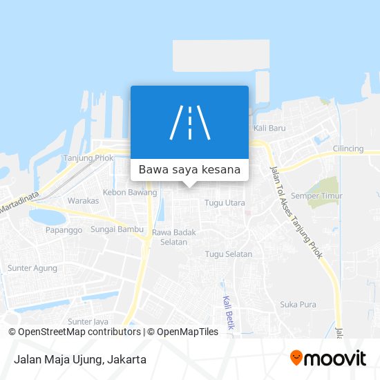 Peta Jalan Maja Ujung