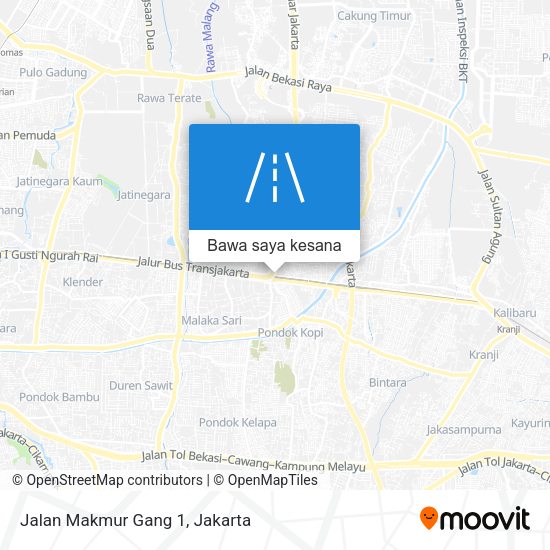 Peta Jalan Makmur Gang 1