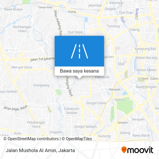 Peta Jalan Mushola Al Amin