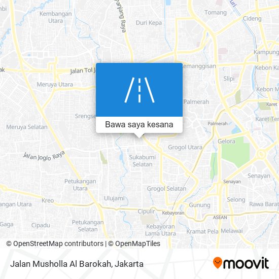 Peta Jalan Musholla Al Barokah