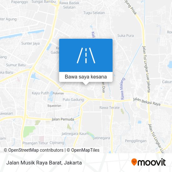 Peta Jalan Musik Raya Barat