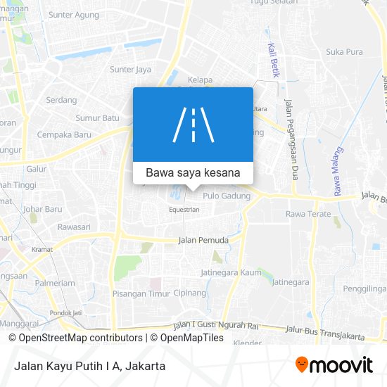 Peta Jalan Kayu Putih I A