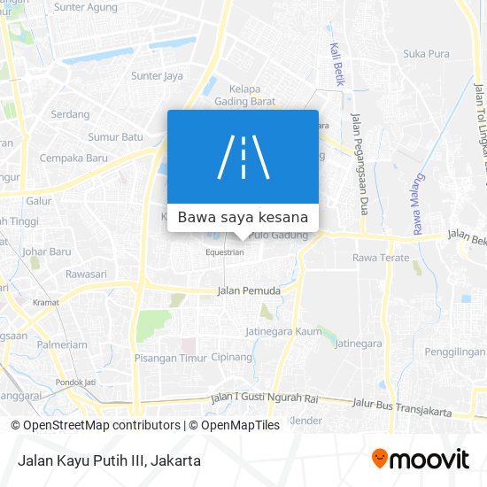 Peta Jalan Kayu Putih III