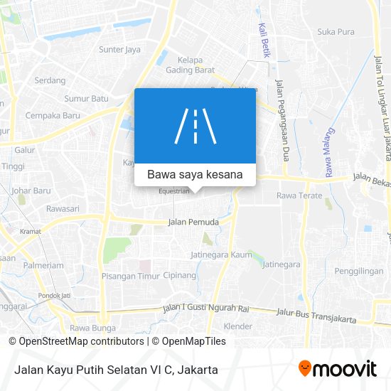 Peta Jalan Kayu Putih Selatan VI C