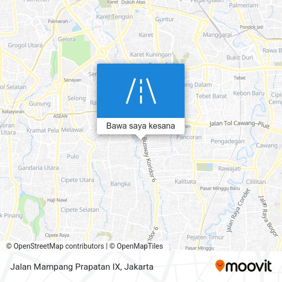 Peta Jalan Mampang Prapatan IX