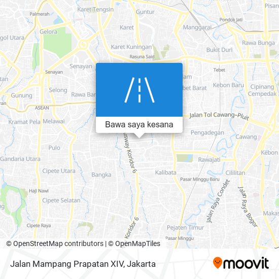 Peta Jalan Mampang Prapatan XIV