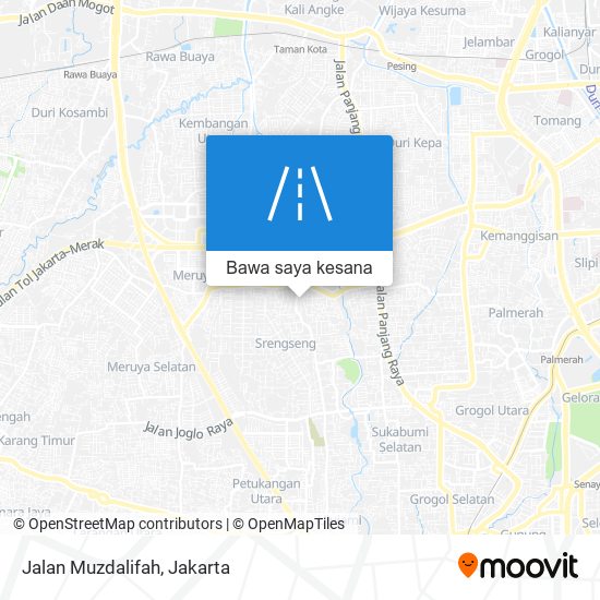 Peta Jalan Muzdalifah