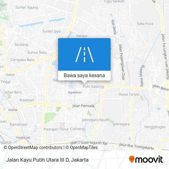 Peta Jalan Kayu Putih Utara III D