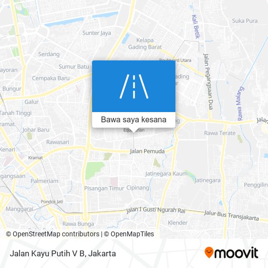 Peta Jalan Kayu Putih V B