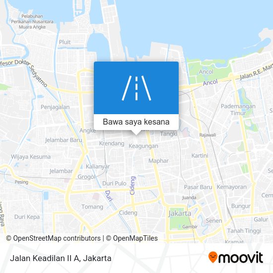Peta Jalan Keadilan II A