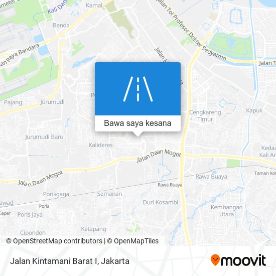 Peta Jalan Kintamani Barat I