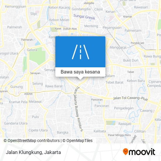 Peta Jalan Klungkung