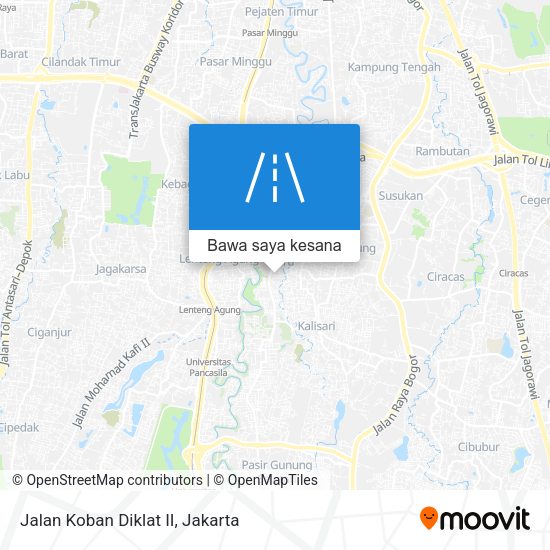 Peta Jalan Koban Diklat II