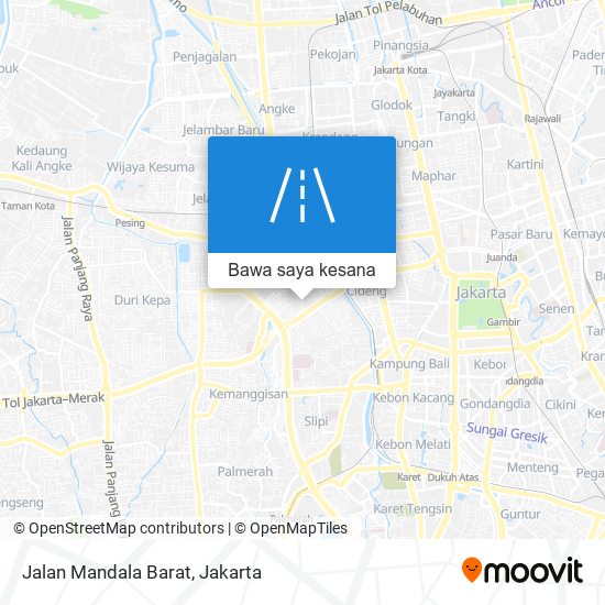 Peta Jalan Mandala Barat