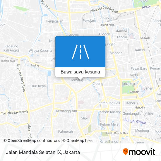 Peta Jalan Mandala Selatan IX