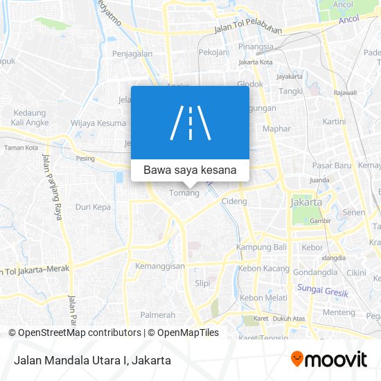 Peta Jalan Mandala Utara I