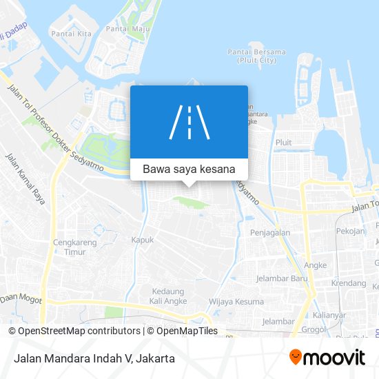 Peta Jalan Mandara Indah V