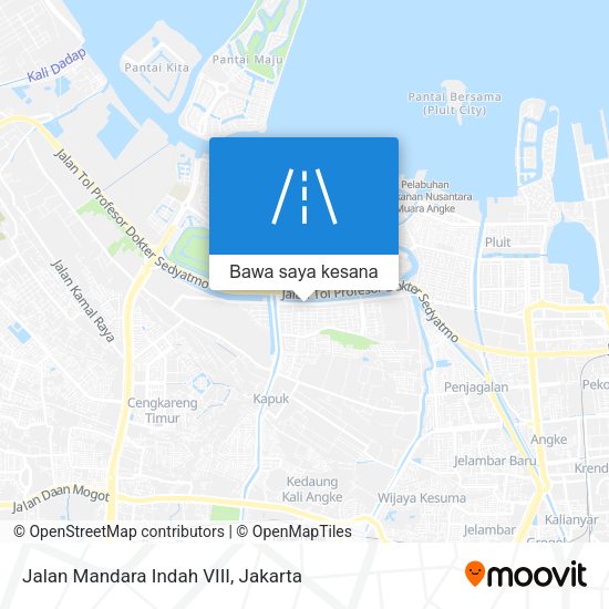 Peta Jalan Mandara Indah VIII