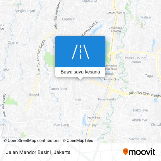 Peta Jalan Mandor Basir I