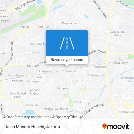 Peta Jalan Mandor Husein