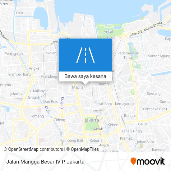 Peta Jalan Mangga Besar IV P