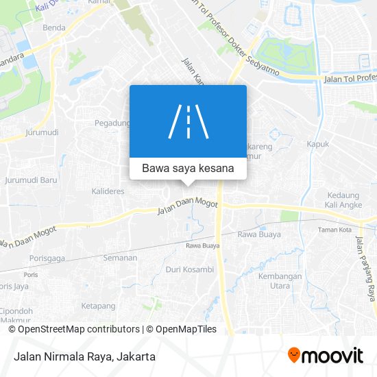 Peta Jalan Nirmala Raya