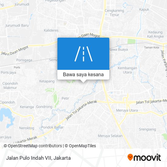 Peta Jalan Pulo Indah VII