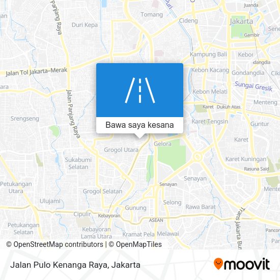 Peta Jalan Pulo Kenanga Raya