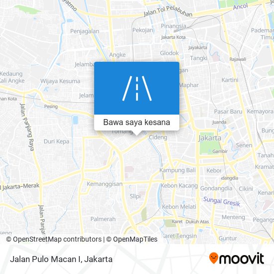 Peta Jalan Pulo Macan I