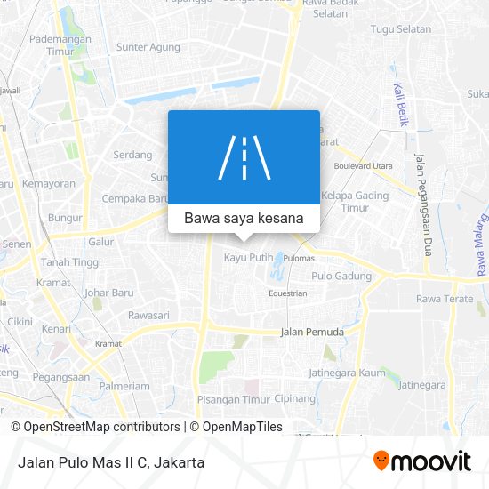 Peta Jalan Pulo Mas II C
