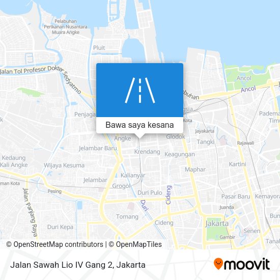 Peta Jalan Sawah Lio IV Gang 2