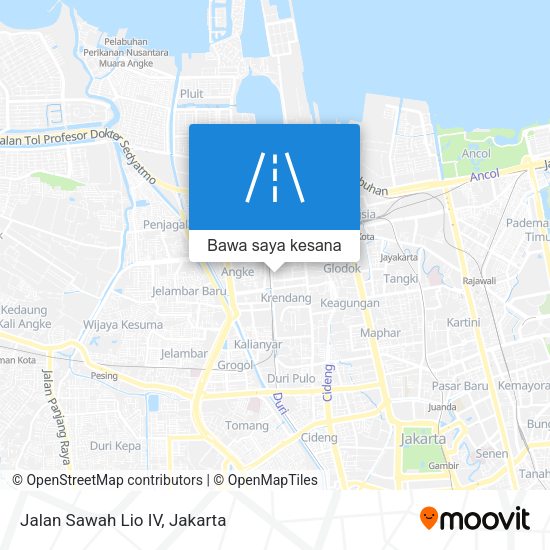 Peta Jalan Sawah Lio IV