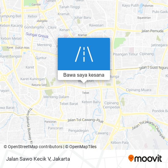 Peta Jalan Sawo Kecik V