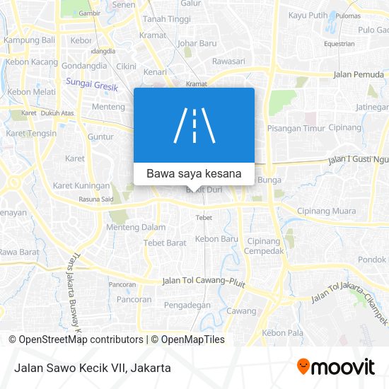 Peta Jalan Sawo Kecik VII