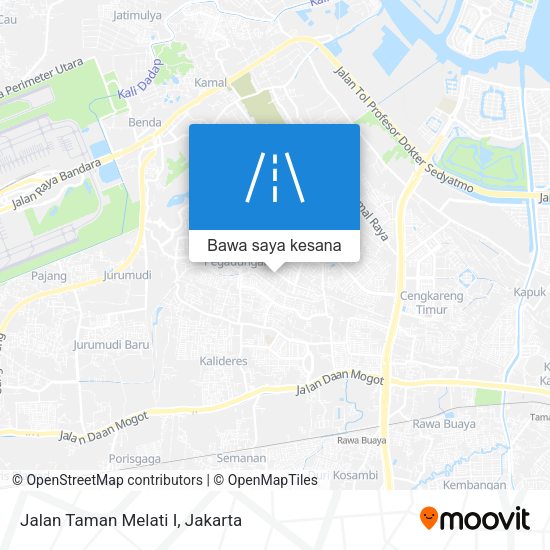 Peta Jalan Taman Melati I