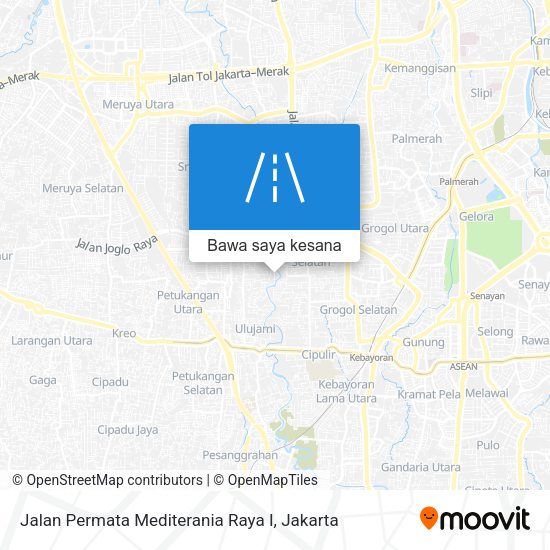 Peta Jalan Permata Mediterania Raya I