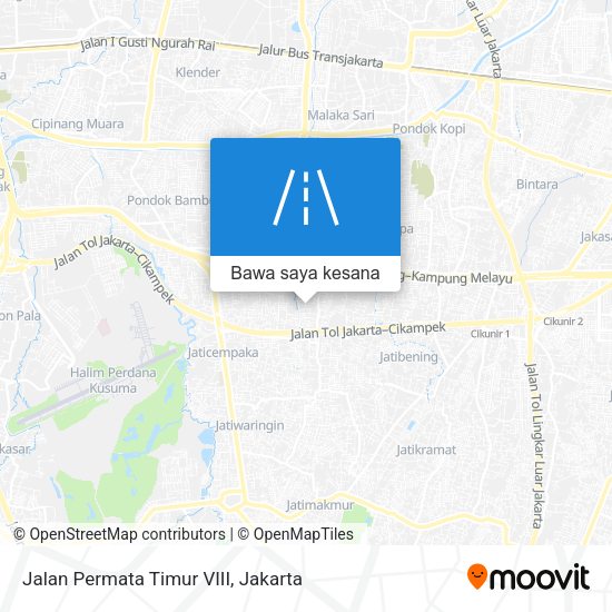 Peta Jalan Permata Timur VIII