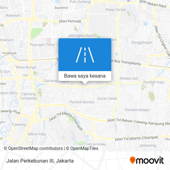 Peta Jalan Perkebunan III