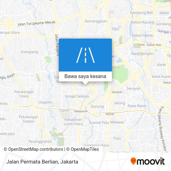 Peta Jalan Permata Berlian