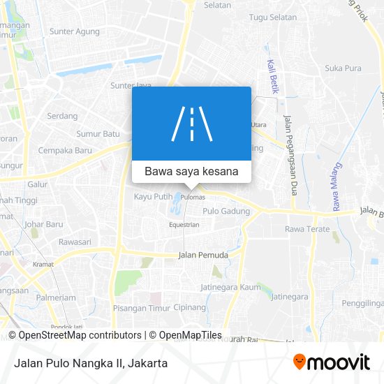 Peta Jalan Pulo Nangka II