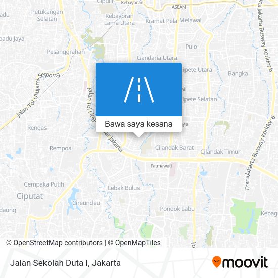 Peta Jalan Sekolah Duta I