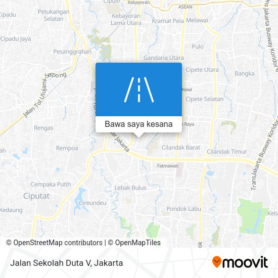 Peta Jalan Sekolah Duta V