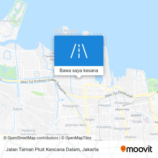 Peta Jalan Taman Pluit Kencana Dalam