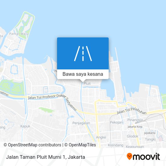 Peta Jalan Taman Pluit Murni 1